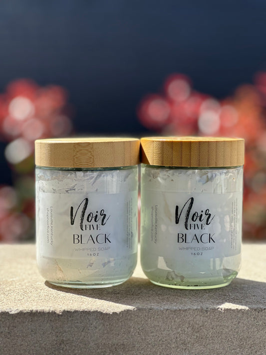 Black Whipped Soap