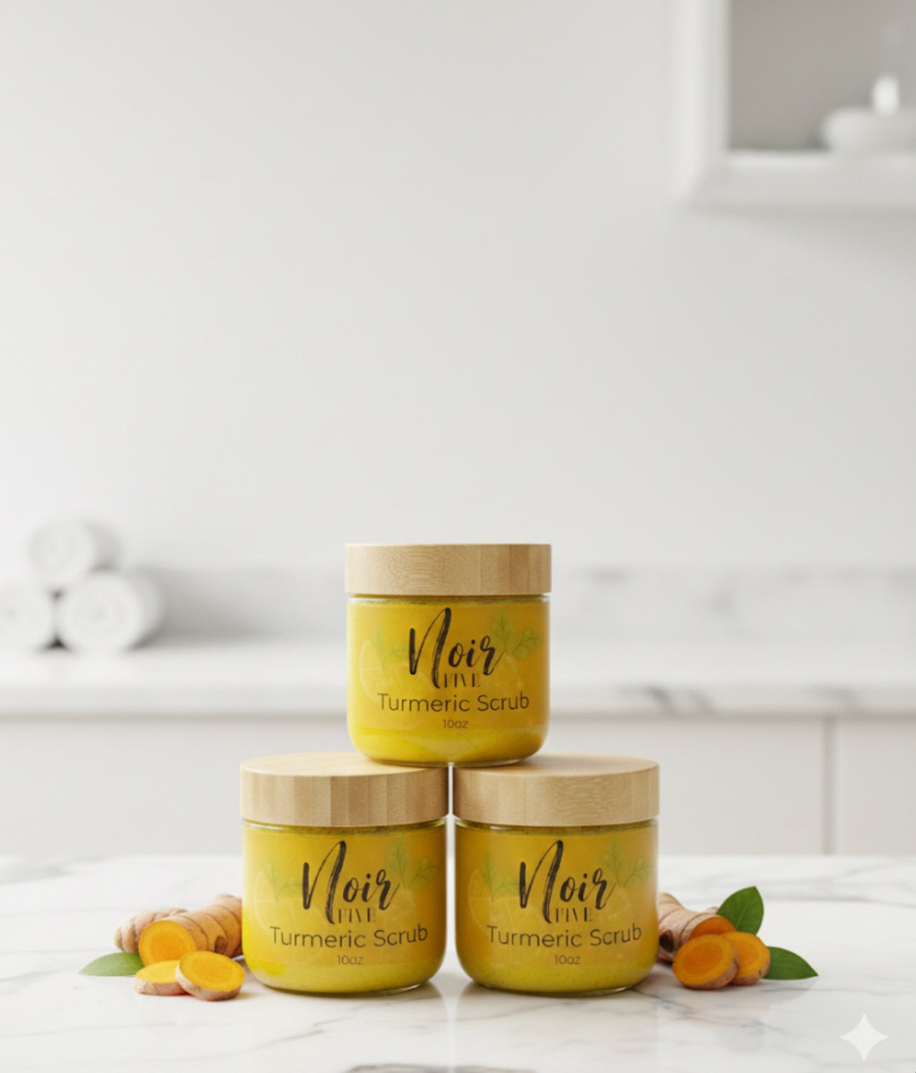 Foaming Turmeric Scrub